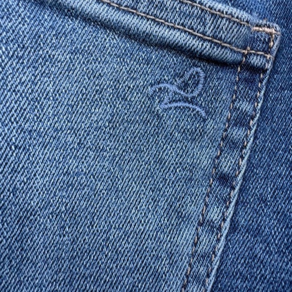 DL1961 Bridget Boot High Rise Instasculpt Crop Jeans Blue DL Vintage Two Tone 31 - Picture 11 of 16
